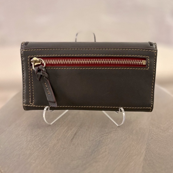 Dooney and Bourke Florentine Wallet in SLATE - Picture 5 of 8